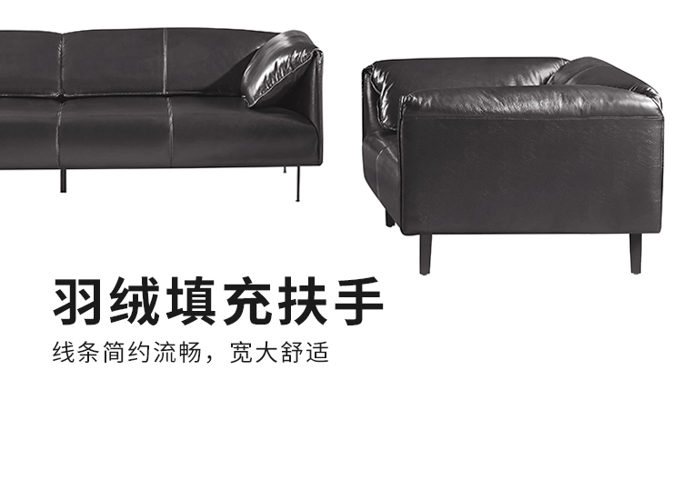 牛皮會(huì)客沙發(fā)/茶幾現(xiàn)代簡(jiǎn)約真皮辦公商務(wù)沙發(fā)